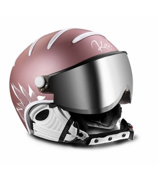 Kask Elite Dama Rosa Claro