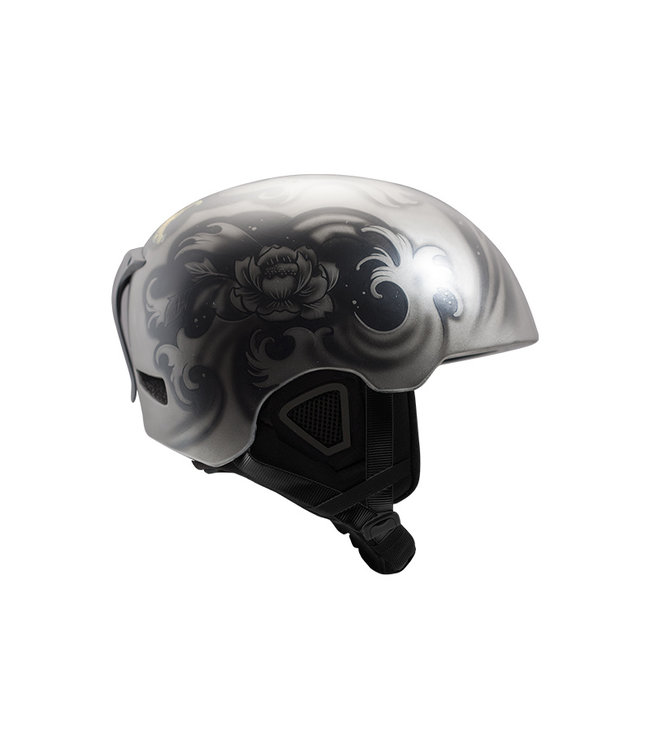 DMD Waves - Silberner In-Mold Skihelm