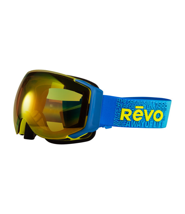 RĒVO Goggles Masque de Wordsmith Bleu / Jaune