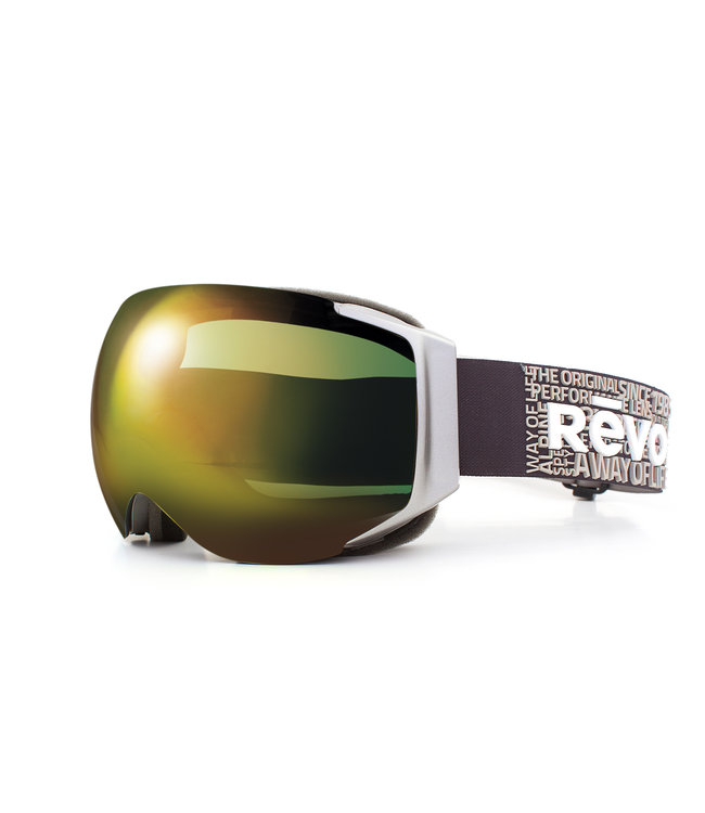 RĒVO Goggles Masque de Wordsmith gris foncé