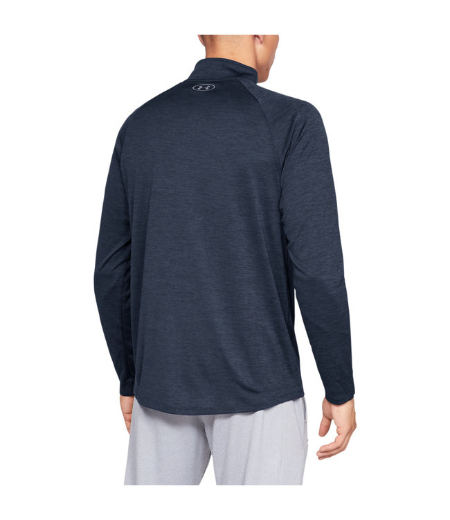 Under Armour UA Tech 2.0 1/2 Zip - Navy Blauw - Heren