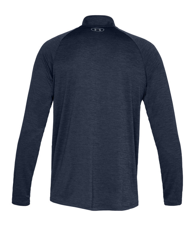 Under Armour UA Tech 2.0 1/2 Zip - Navy Blauw - Heren