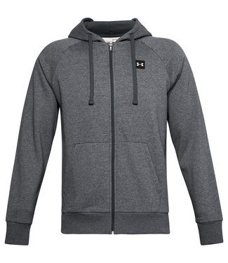 Under Armour Sweat à capuche Rival Fleece FZ - Gris clair chiné