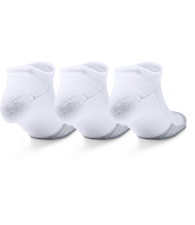 Under Armour UA Heatgear NS-Wit / Wit / Staal