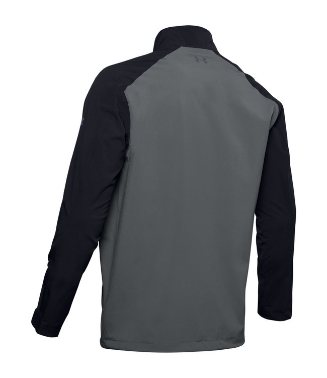 Under Armour Elements Rain Jacket-Black / Pitch Gray - Mannen