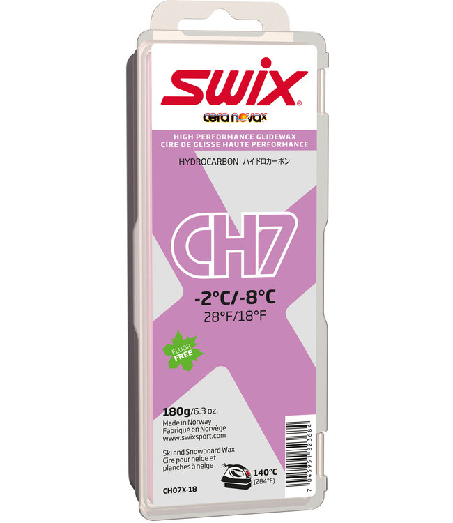 Swix CH07X-6 Glidewax Violet met hoge prestaties, -2 ° C / -8 ° C