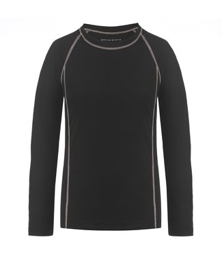 Poivre Blanc PULL FEMME MERINOS NOIR