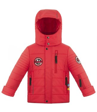 Poivre Blanc VESTE SKI BEBE GARCON ROUGE ÉCARLATE