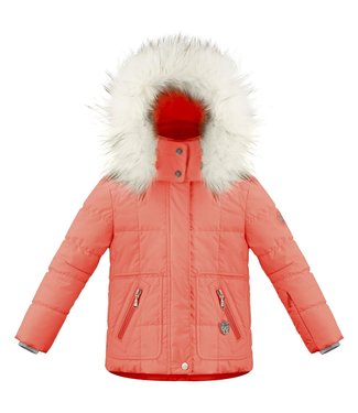 Poivre Blanc VESTE SKI PETITE FILLE NECTAR ORANGE