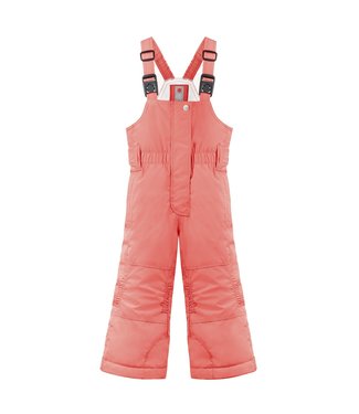 Poivre Blanc Girls' Ski Bib Pant in Pink (Ages 4 - 6)