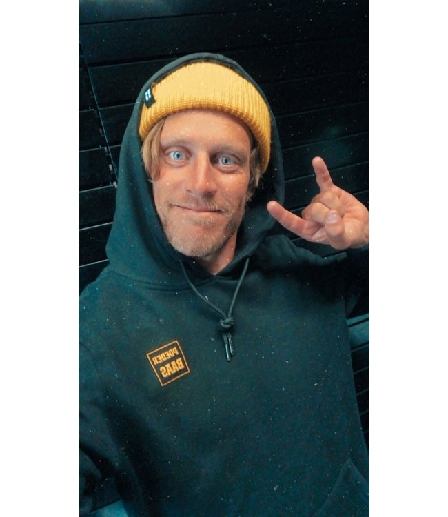 Poederbaas Yellow Snow - Gele muts