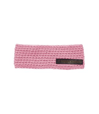 Poederbaas Stirnband mit Fleece - pink