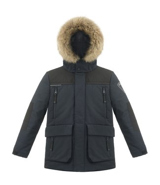 Poivre Blanc PARKA GÓTICA NIÑO / NEGRO