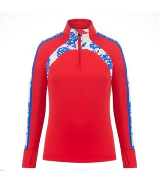 Poivre Blanc BASELAYER PULLOVER SCHARLACH / BLUME