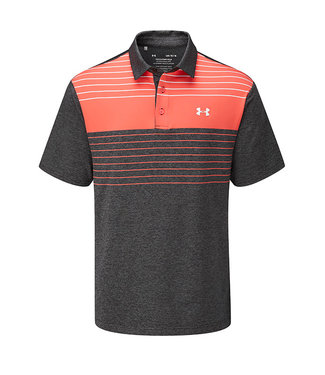 Under Armour UA Playoff Polo 2.0-Noir / Venom Rouge