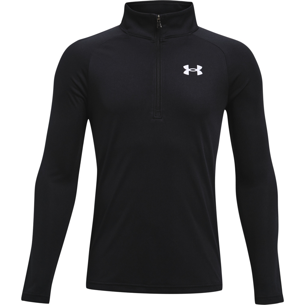 UA Tech 2.0 1/2 Zip-Zwart / Wit