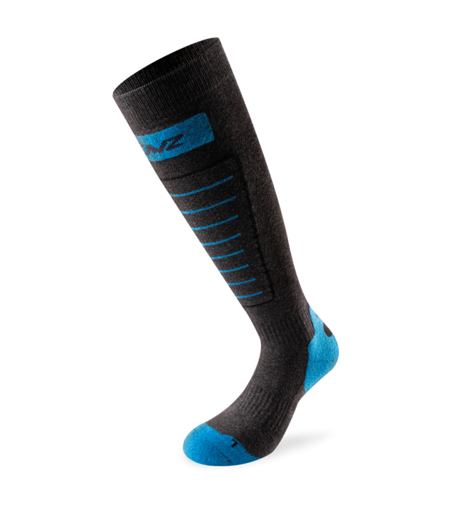 Lenz Sock Skiing 1.0 Zwart/Blauw