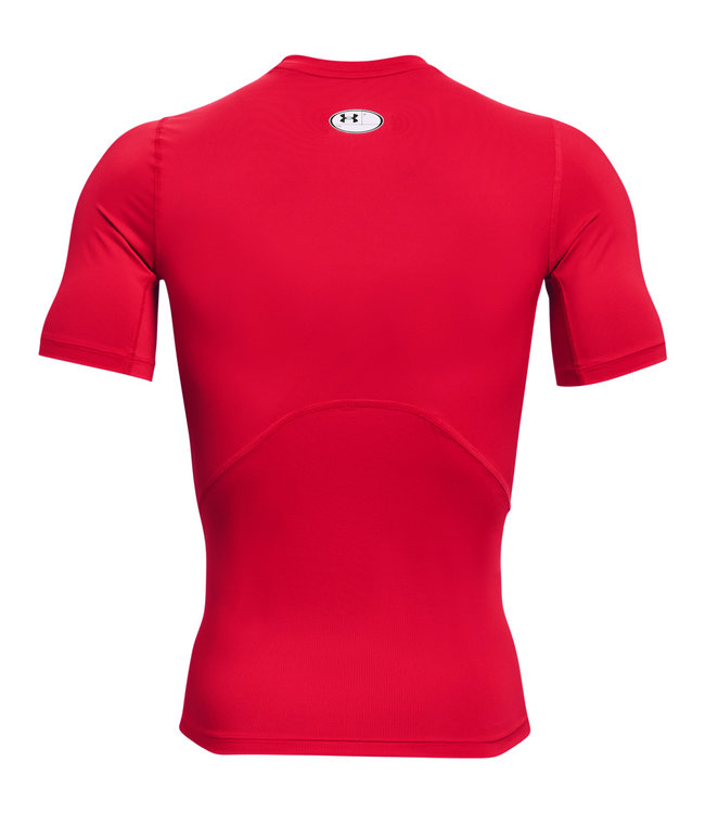 Under Armour UA HG Armor Comp SS-Rot - Männer