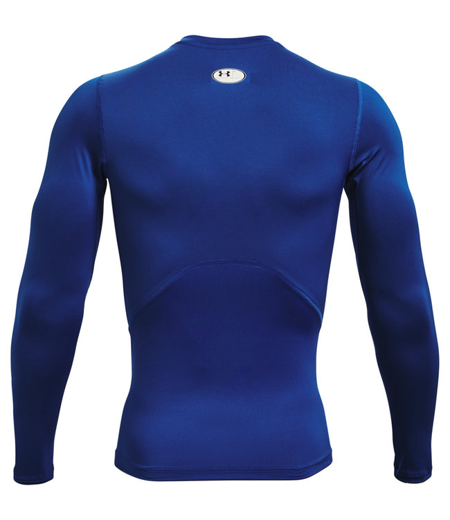 Under Armour UA HG Armor Comp LS- Royal / / Blanco