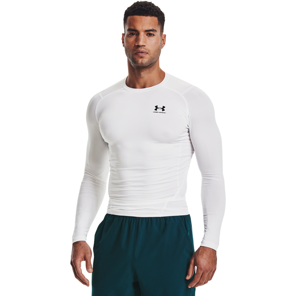 HG Comp LS- White Sports shirt long sleeves - Men - Wintersport- store.com