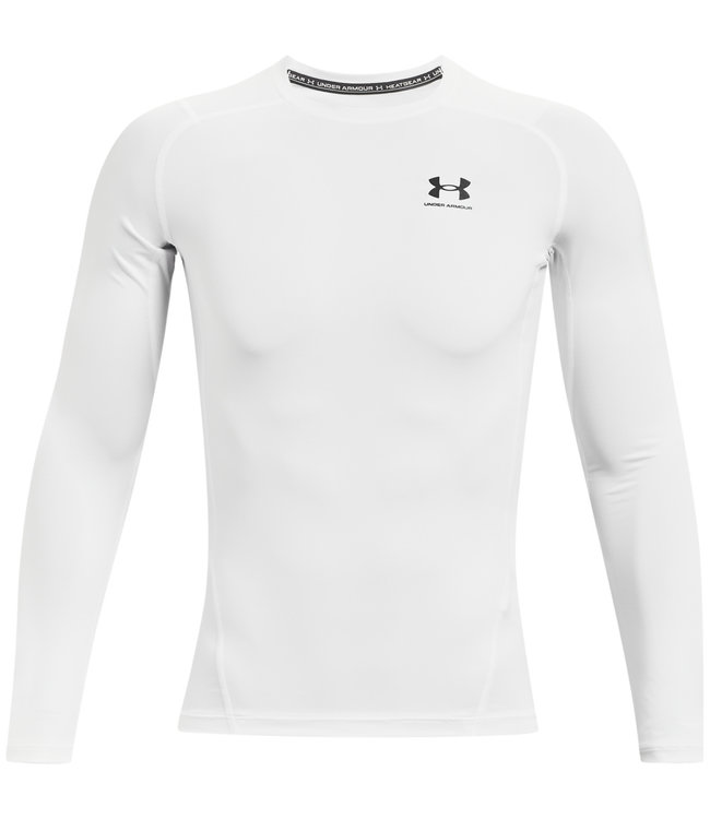 Under Armour UA HG Armor Comp LS - Blanc - Homme