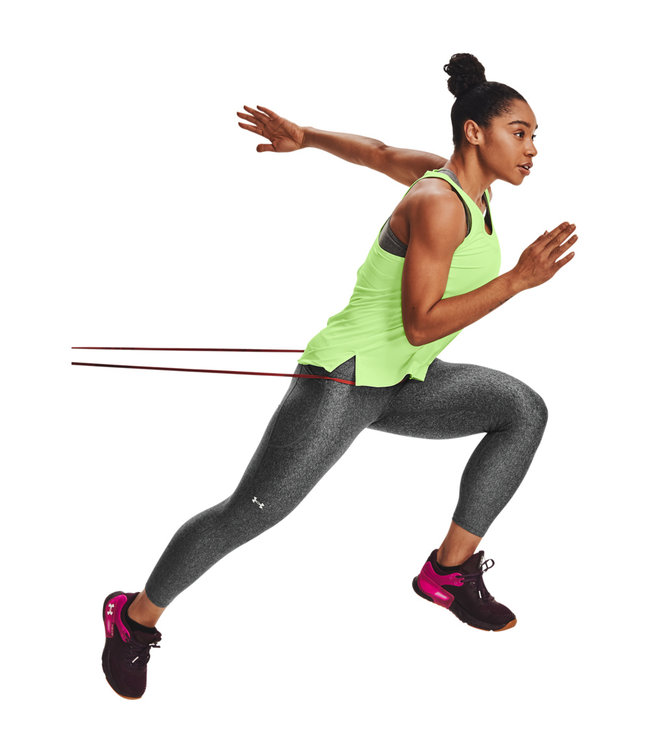 Under Armour HG Armor Hi Ankle Leg-Charcoal Light Heather - Women