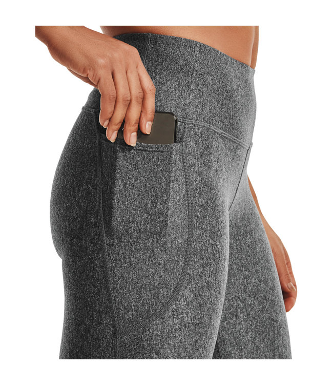 Under Armour HG Armor Hi Ankle Leg-Charcoal Light Heather - Women