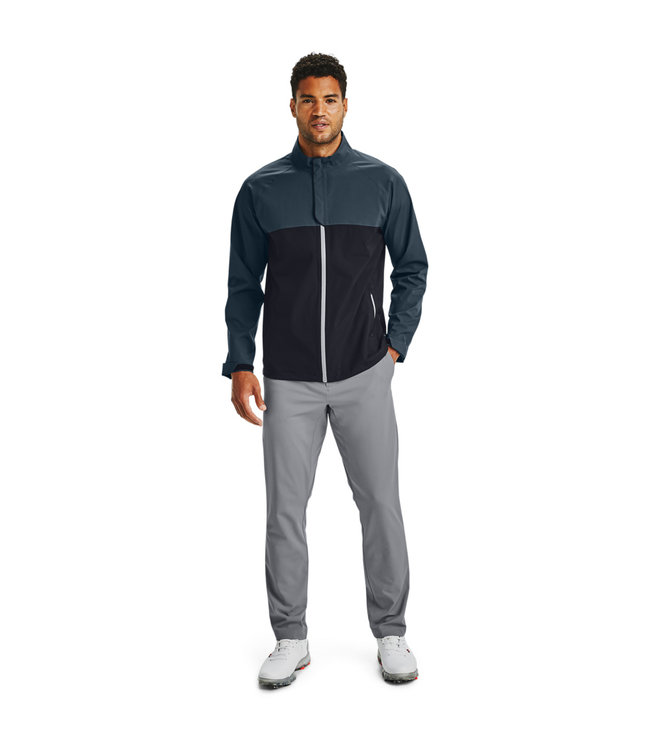 Under Armour Sturmfeste Golf Regenjacke-schwarz