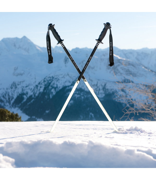 Après ski Store Après-Ski-Stöcke schwarz/weiß - VORBESTELLUNG - LIEFERUNG ENDE NOVEMBER!