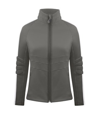 Poivre Blanc CHAQUETA STRETCH FLLECE MUJER - GRIS KHAKI