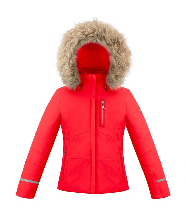 Poivre Blanc VESTE DE SKI STRETCH FILLE - ROUGE ÉCARLATE