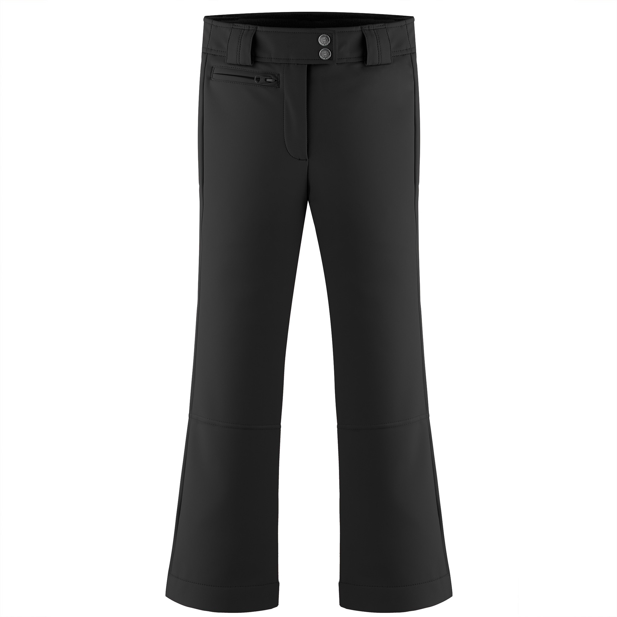 JUNIOR MEISJE SOFTSHELL BROEK ZWART