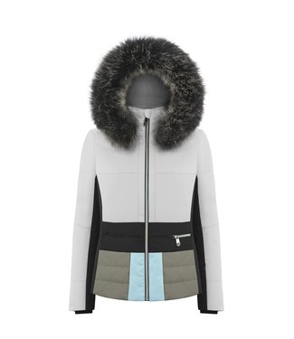 Poivre Blanc VESTE DE SKI FEMME - BLANC/MULTICOLOR