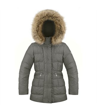 Poivre Blanc MÄDCHEN DAUNENJACKE KHAKI GRAU