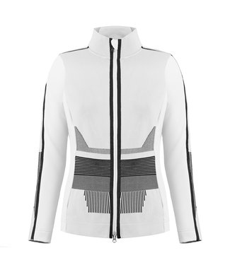 Poivre Blanc VESTE HYBRIDE FEMME BLANC/NOIR