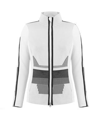 Poivre Blanc WOMEN HYBRID JACKET WHITE/BLACK