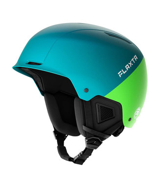 Flaxta Casco Noble Junior Flaxta - Azul/Verde Brillante