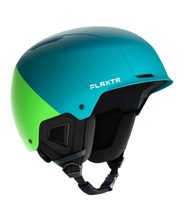 Flaxta Noble Junior Flaxta Helm - Blau/Leuchtend Grün