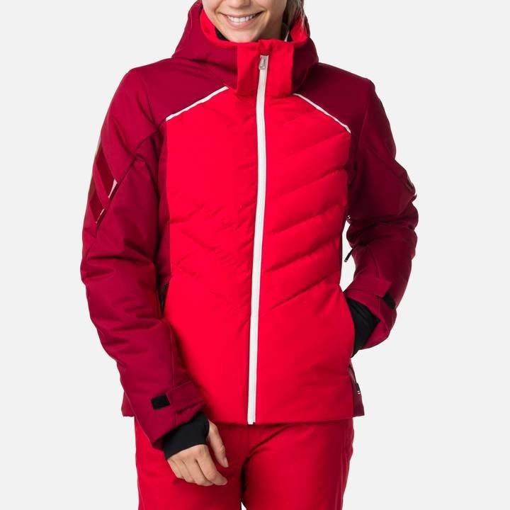 W COURBE WINTERSPORTJAS - DAMES - ROOD