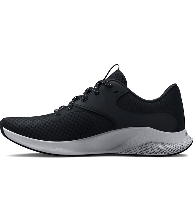 Under Armour UA W Charged Aurora 2-Noir / Noir / Argent métallique chaud