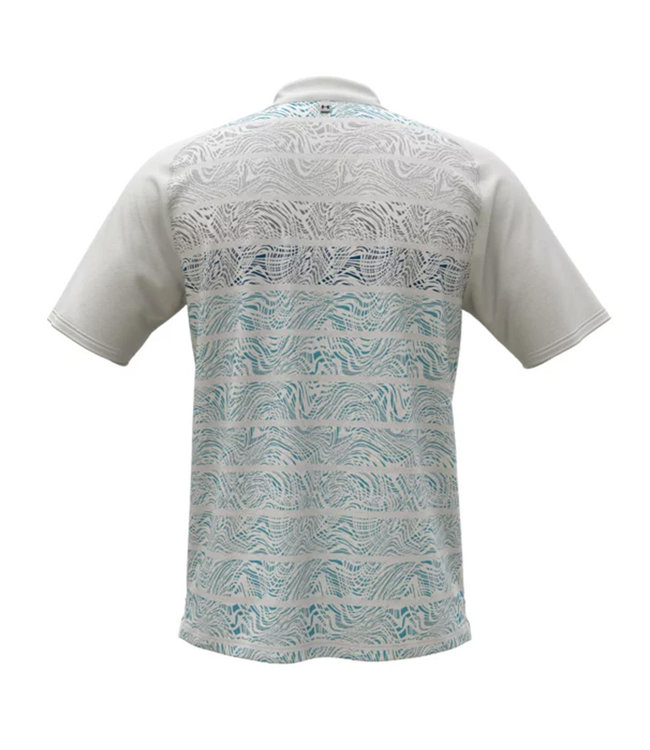 Under Armour UA Iso-Chill Psych Stripe P-Wit / Fresco Blauw / Jet Grijs