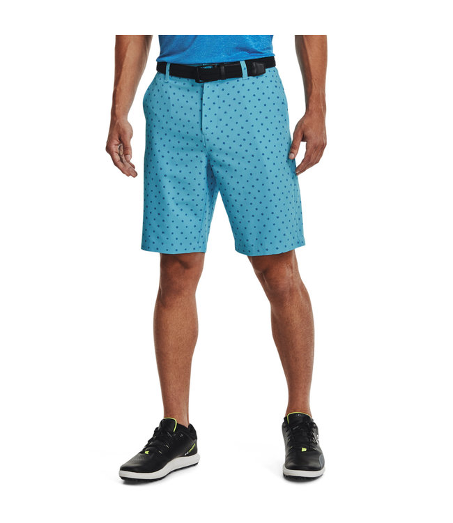 Under Armour UA Drive Bedrukt Short-Fresco Blauw / Cruise Blauw / Halo Grijs