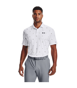 Under Armour Polo UA Playoff 2.0-Blanco // Gris intenso