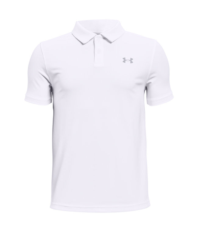 Under Armour Polo UA Performance-Blanco/Gris Mod/Gris Mod