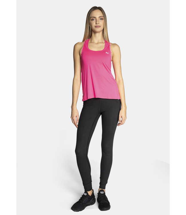 Under Armour UA Knockout Tank-Rose Electro / Rose Electro / Blanc