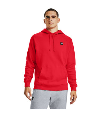 Under Armour Sudadera con capucha UA Rival Fleece-Rojo // Onyx White