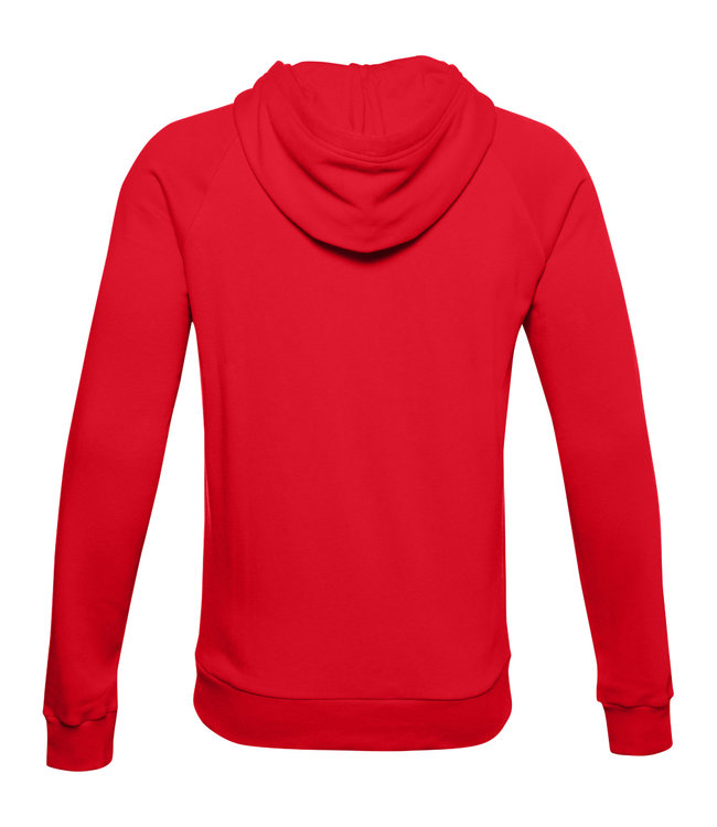 Under Armour Sweat à capuche UA Rival Fleece-Rouge // Blanc Onyx