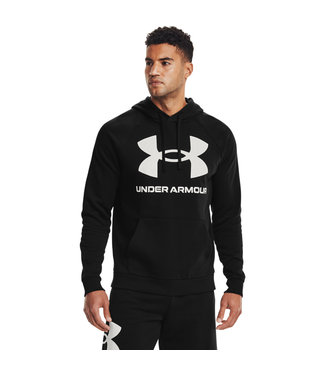 Under Armour UA Rival Fleece Big Logo HD-Noir // Blanc Onyx