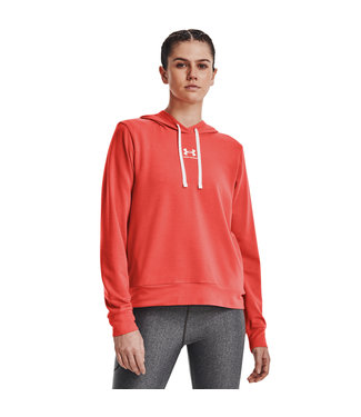 Sudadera Under Armour Terry Rival Mujer Naranja