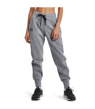 Under Armour Rival Fleece Joggers-Steel Medium Heather / Schwarz / Schwarz